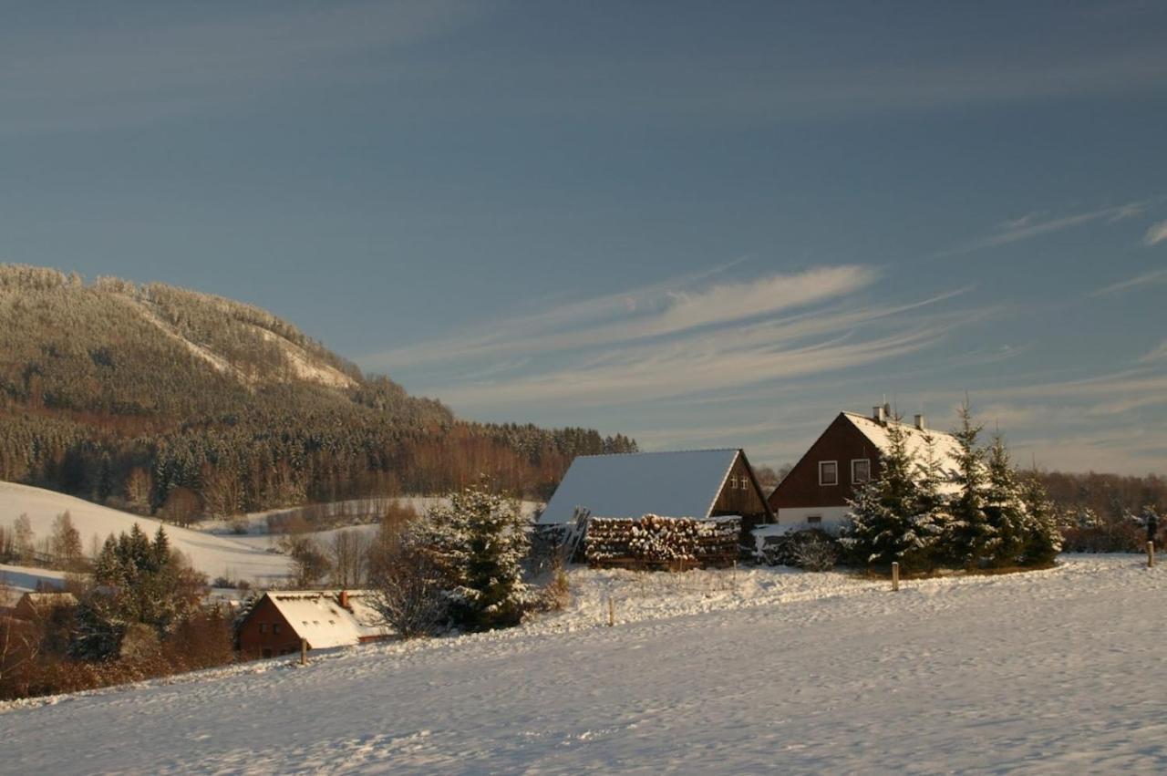 Apartman V Chaloupce Na Vrsku Bernsdorf Exterior foto