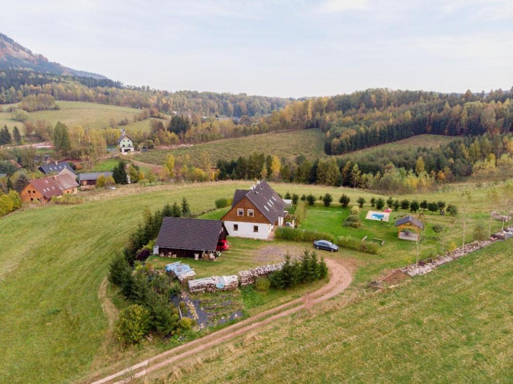 Apartman V Chaloupce Na Vrsku Bernsdorf Exterior foto